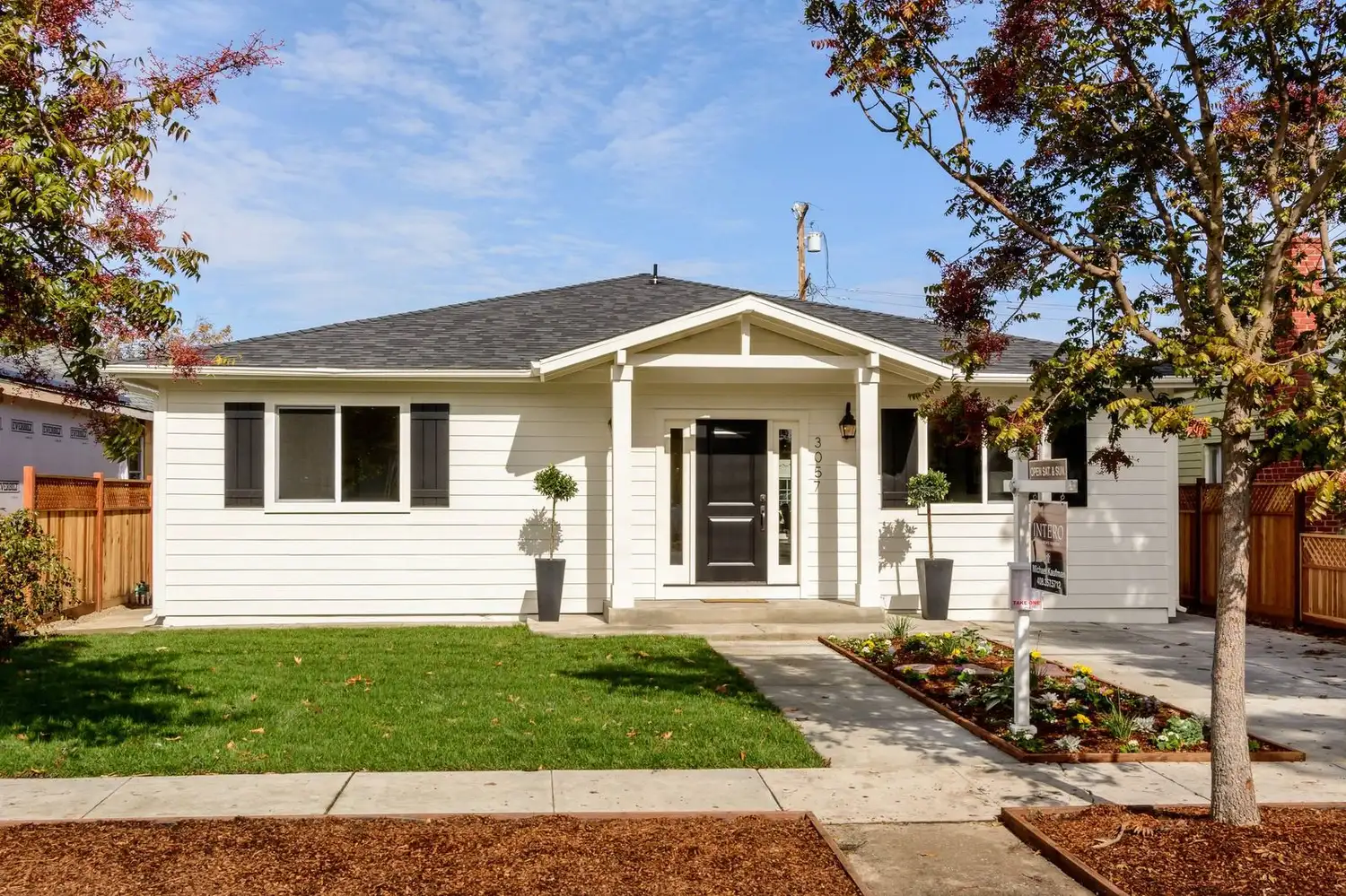 Page St, Redwood City, after Rod's rebuild